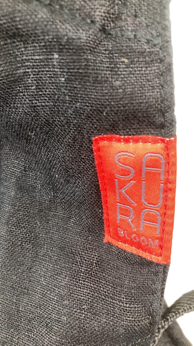 Shop Sakura Bloom Scout Baby Carrier, Onyx and Cognac Leather at GoodBuy Gear