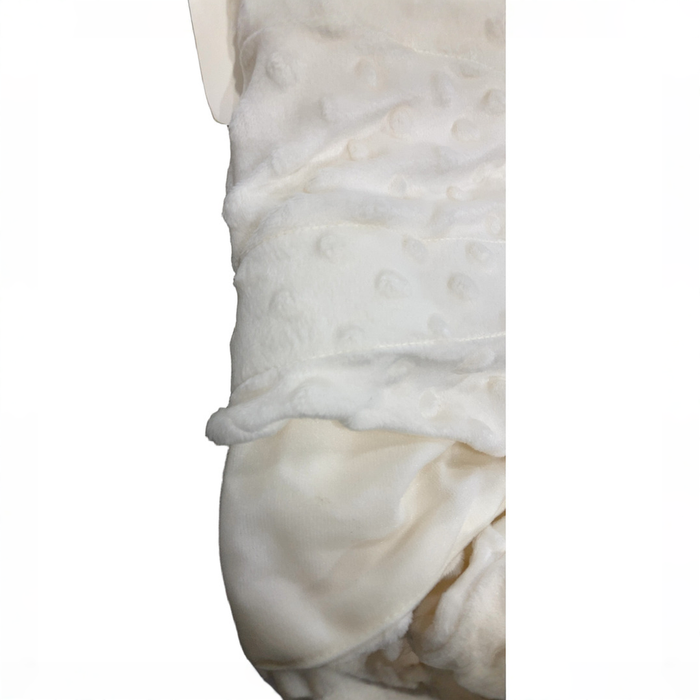 Shop Halo Sleepsack Swaddle Plushy Dot Velboa, Cream, Newborn at GoodBuy Gear