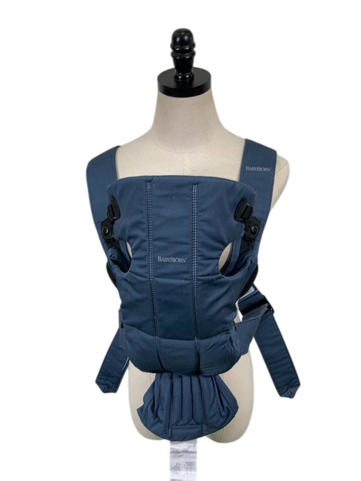 Shop BabyBjorn Baby Carrier Mini, Vintage Indigo Woven at GoodBuy Gear