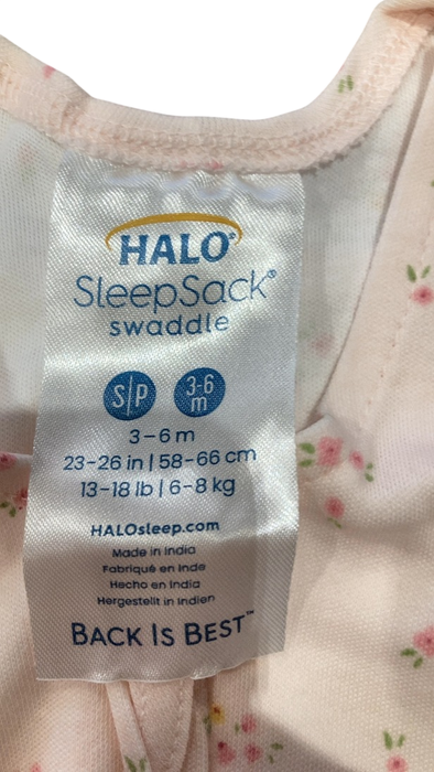 Shop Halo SleepSack Swaddle, Small, Pink Floral at GoodBuy Gear