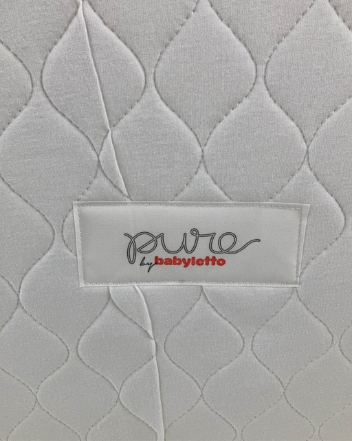 secondhand Babyletto Pure Core Mini Crib Mattress With Hybrid Waterproof Cover