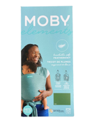 used Moby Elements Baby Wrap Carrier, Kiwi