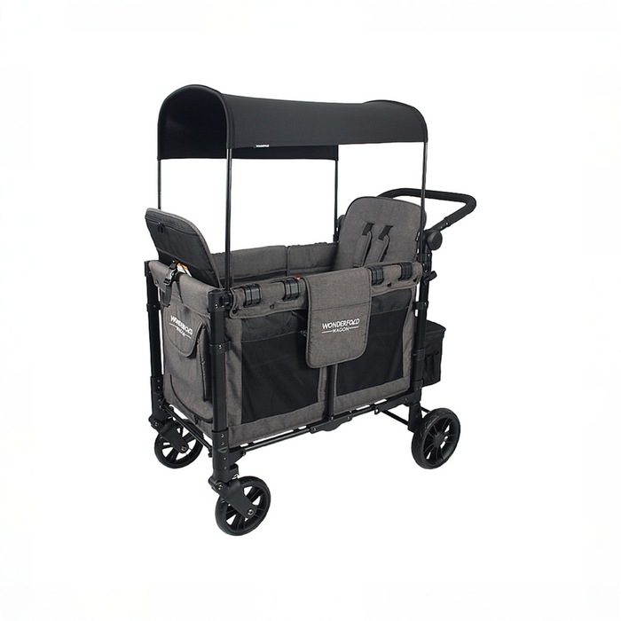 Shop Wonderfold W2 Elite Multifunctional Stroller Wagon, 2025, Charcoal Gray at GoodBuy Gear