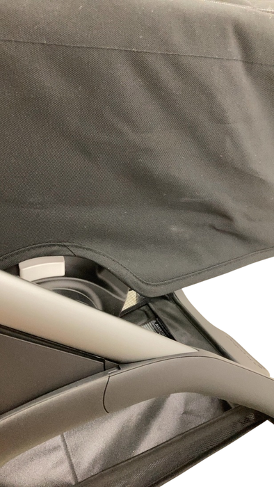 Shop Bugaboo Dragonfly Bassinet and Seat Stroller, Midnight Black, Graphite, Skyline Blue, 2024 HIDDEN SEAT REQ 5.19 at GoodBuy Gear