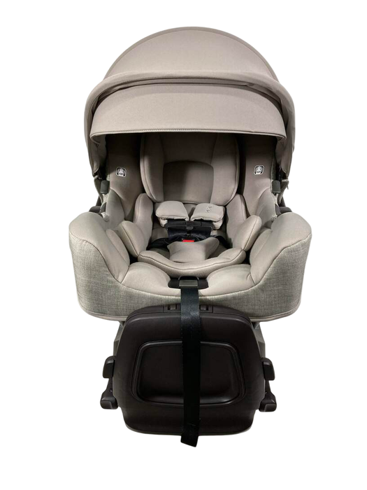 secondhand Nuna PIPA rx Infant Car Seat with RELX Base, Hazelwood, 2023