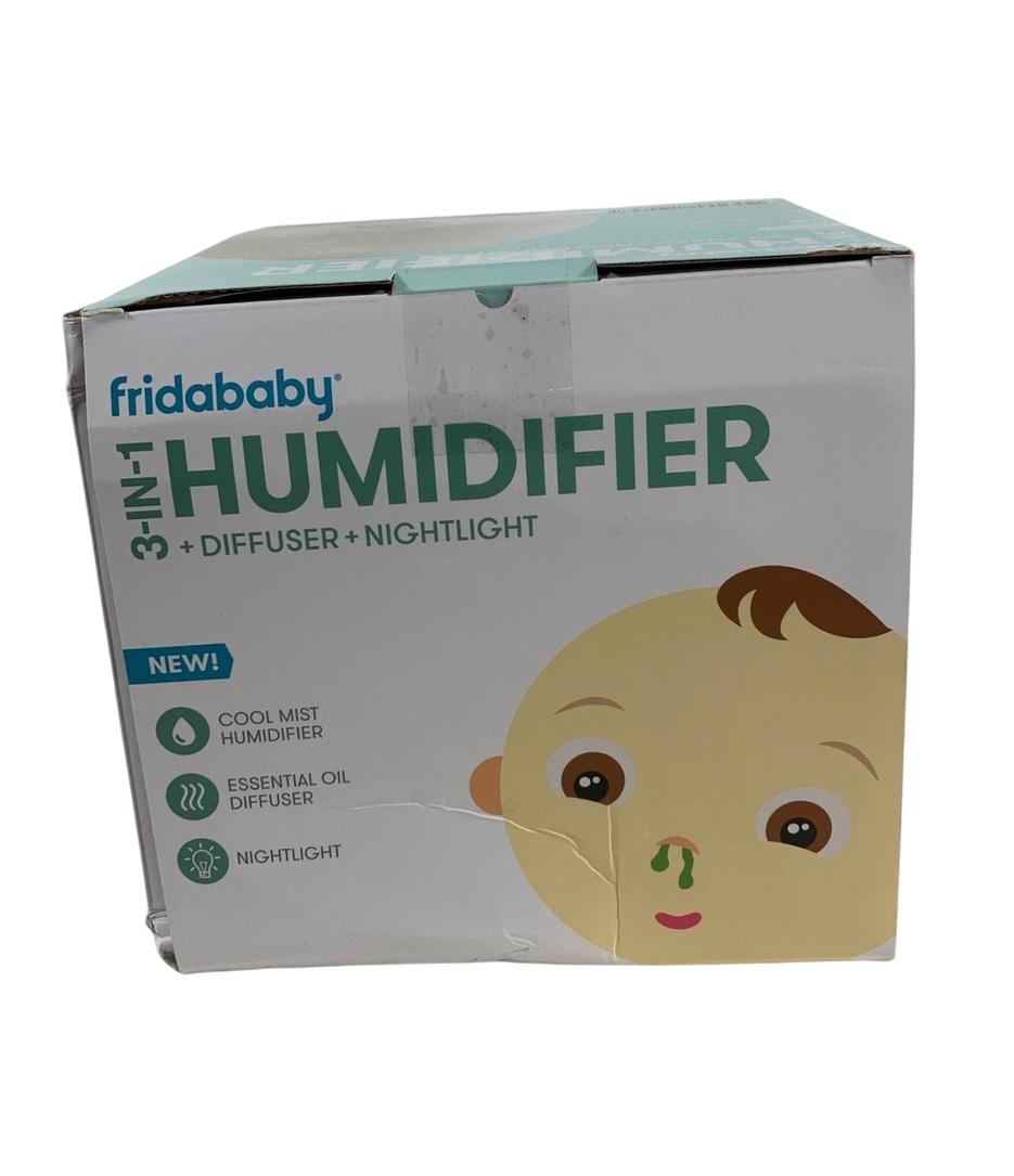 FridaBaby 3-in-1 Humidifier With Diffuser And Nightlight, White, Origi ...