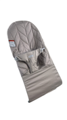Shop BabyBjorn Bouncer Bliss, Light Gray Frame, Sand Gray Cotton Petal Quilt at GoodBuy Gear