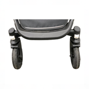 Shop Mockingbird Single to Double 3.0 Stroller, 2025, Charcoal with Penny Leather, Solid Black at GoodBuy Gear