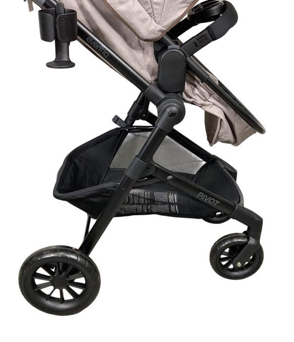 used Evenflo Pivot Modular Travel System Stroller, Sandstone, 2023