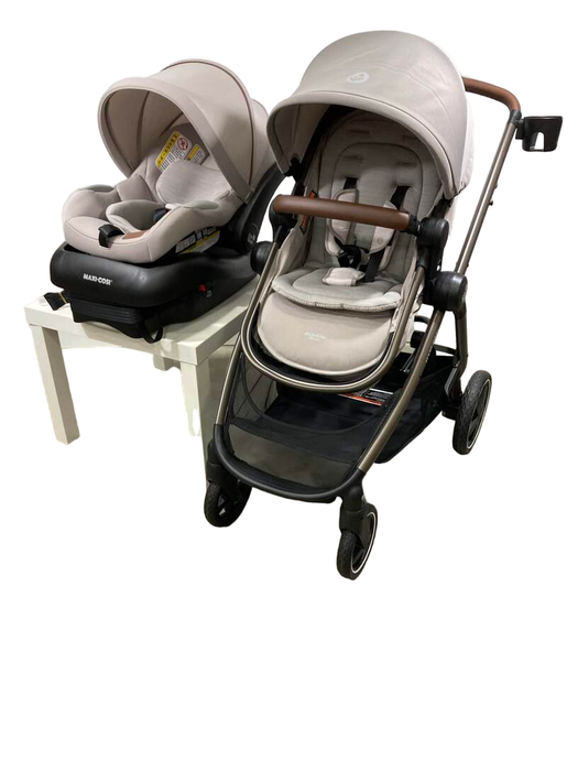 used Maxi-Cosi Zelia2 Luxe Travel System, New Hope Tan, 2023