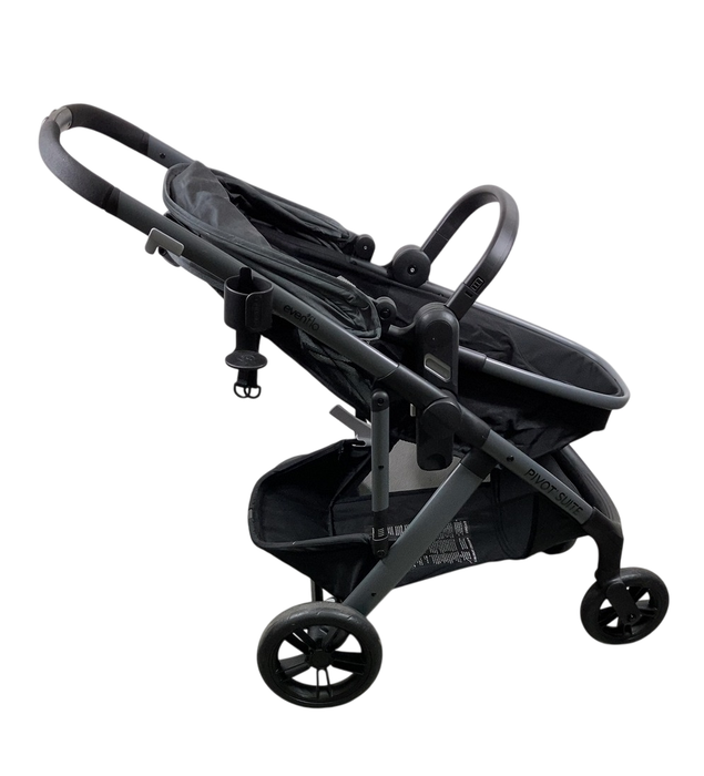 Shop Evenflo Pivot Suite Stroller, 2023, Devon Gray at GoodBuy Gear