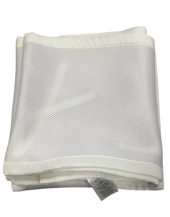 Shop Breathable Baby Mesh Crib Liner, Full Size/4 Sides, White at GoodBuy Gear