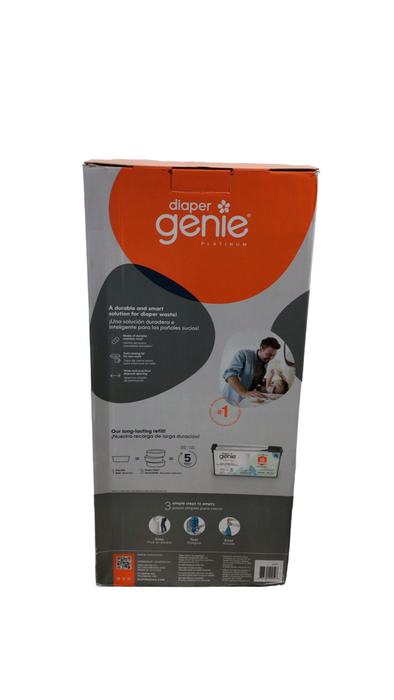 Shop Diaper Genie Platinum Diaper Pail, White at GoodBuy Gear