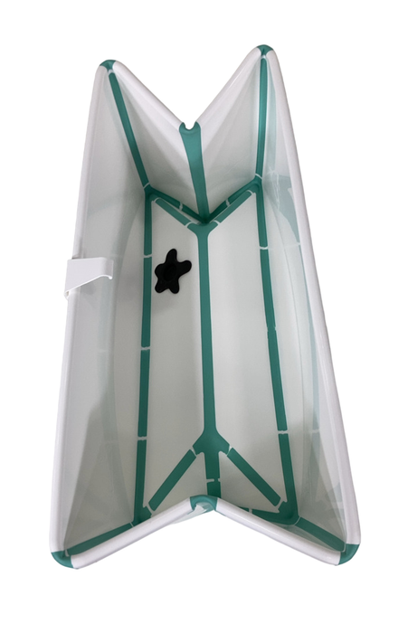 Shop Stokke Flexi Bath Foldable Baby Bathtub, Regular, White Aqua at GoodBuy Gear