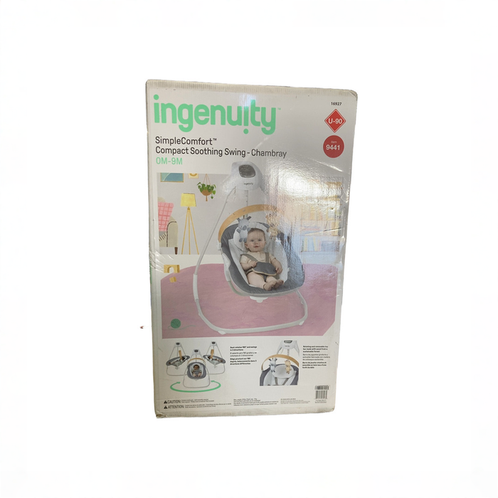 Shop Ingenuity Simple Comfort 2-in-1 Swing Rocker, Chambray at GoodBuy Gear