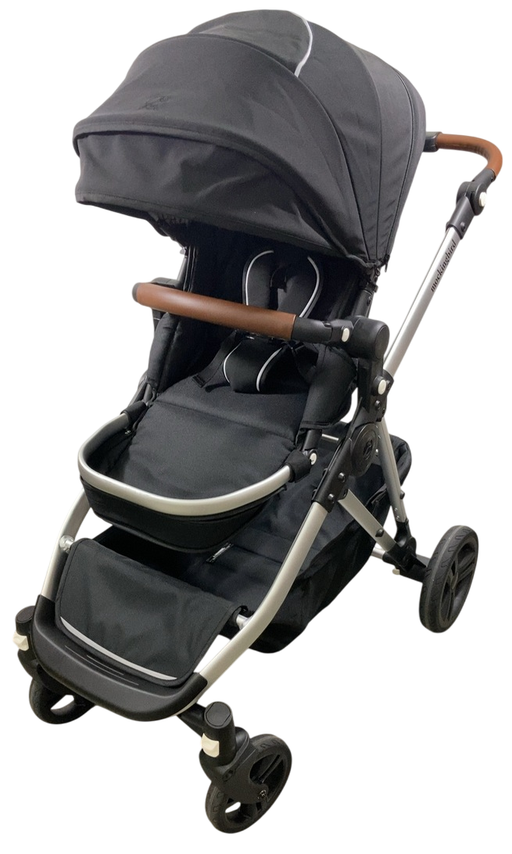 Shop Mockingbird Single to Double 2.0 Stroller, 2024, Black, Silver With Penny Leather, Windowpane at GoodBuy Gear