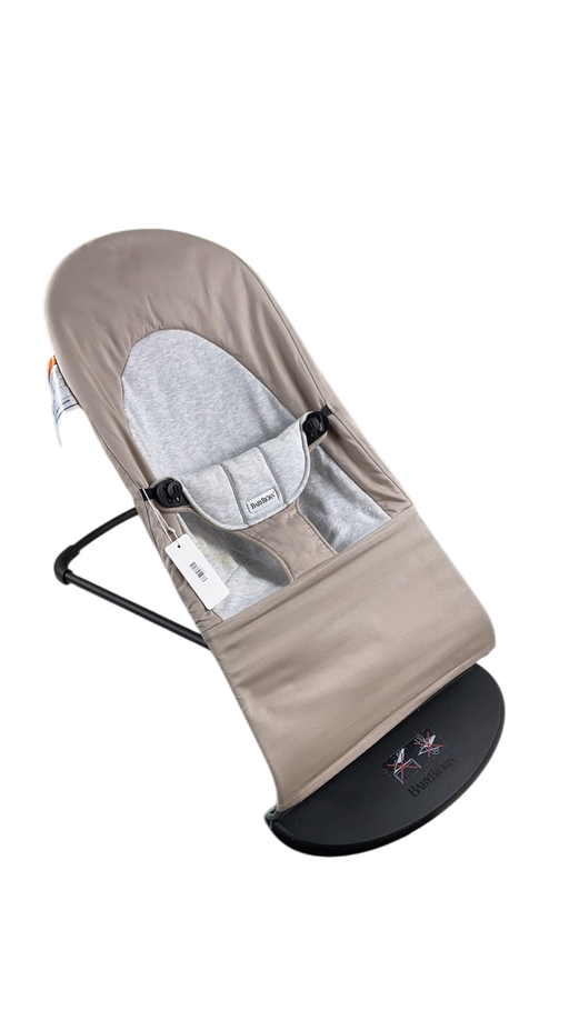 Shop BabyBjorn Bouncer Balance Soft, Beige/Gray, Black Frame at GoodBuy Gear