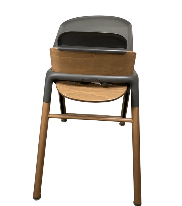 Shop Bugaboo Giraffe High Chair, w/ Grey Baby Set, Warm Wood/Grey at GoodBuy Gear