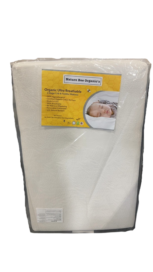 Shop Nature Bee Organics 2-Stage Ultra Breathable Premium Crib & Toddler Mattress, 28x52x6 at GoodBuy Gear