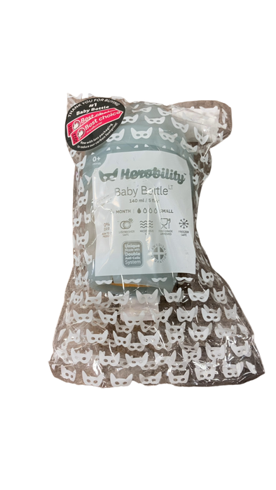 Shop Herobility Wide-Neck Baby Bottle, Gray, 0+ month, 1 Count at GoodBuy Gear