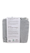 Shop Burt's Bees Baby Changing Pad Cover, Organic Cotton Jersey, Heather Grey Stripe at GoodBuy Gear