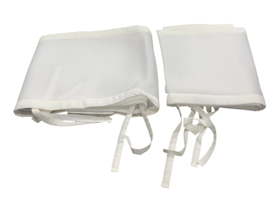Shop Breathable Baby Mesh Crib Liner, Full Size/4 Sides, White at GoodBuy Gear