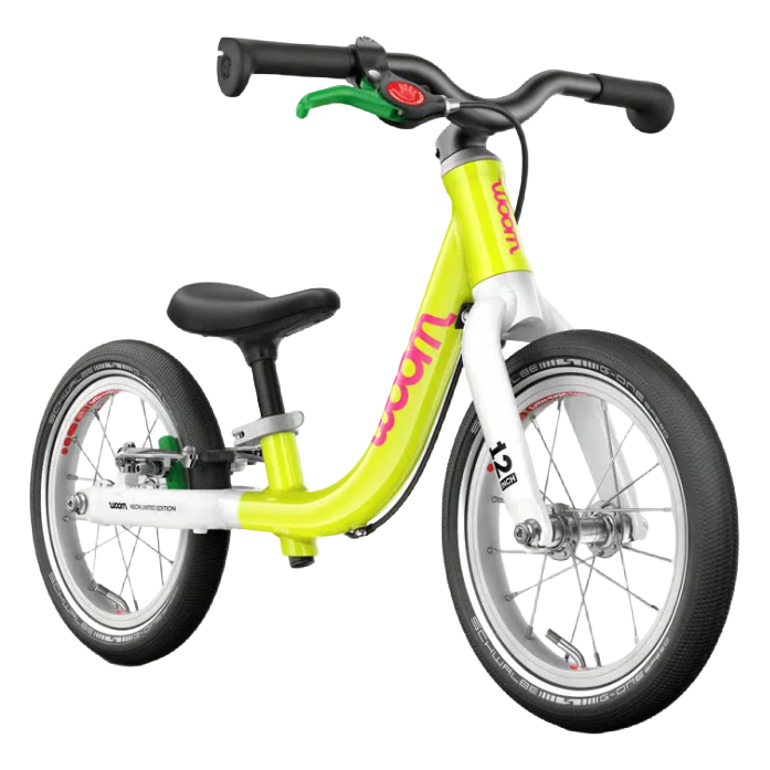 Shop Woom GO 1 Balance Bike, Neon Lime at GoodBuy Gear