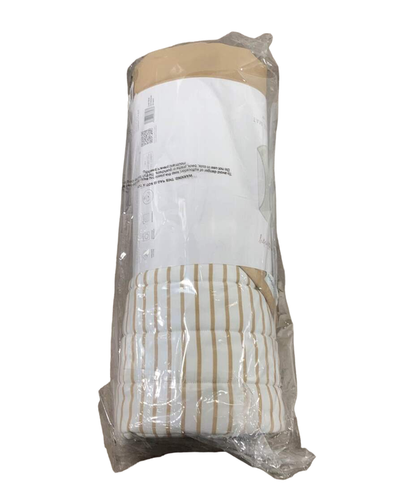 Shop Toddlekind Luxe Organic Cotton Reversible Playmat The Snuggle Mat, Stripes Sandstone at GoodBuy Gear