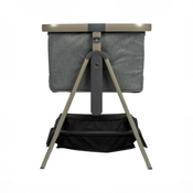 Shop Monbebe Height Adjustable Baby Bassinet, Castle Point at GoodBuy Gear