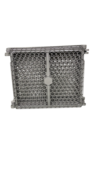 Shop Regalo 2-in-1 Plastic Play Yard and Safety Gate, Gray at GoodBuy Gear