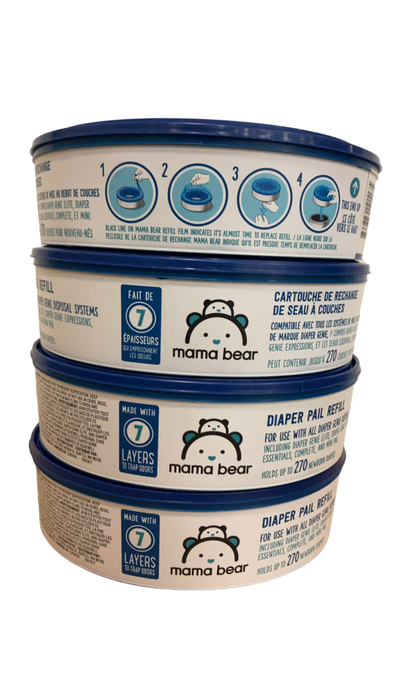 Shop Mama Bear Diaper Pail Liners, 270 Count, 4 Pack at GoodBuy Gear