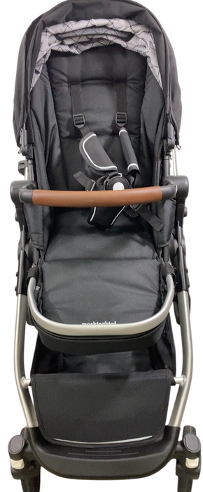 Shop Mockingbird Single to Double 2.0 Stroller, Black, Windowpane, Silver With Penny Leather, 2025 at GoodBuy Gear