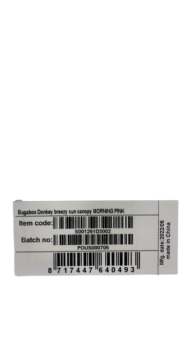 Shop Bugaboo Donkey Breezy Sun Canopy, Morning Pink at GoodBuy Gear