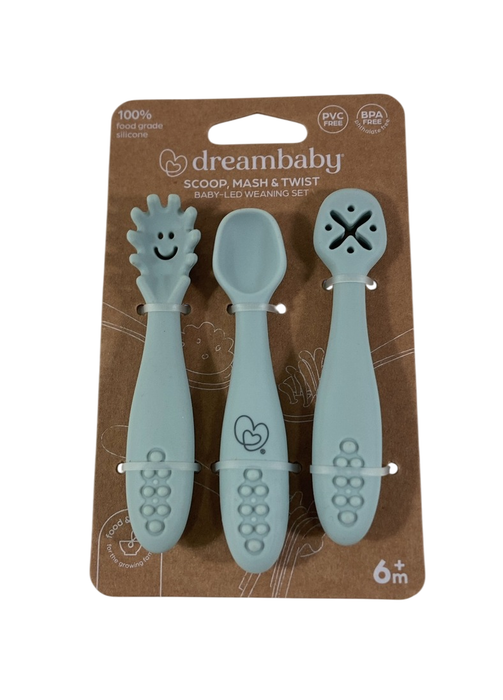 Shop Dreambaby Scoop Mash & Twist Silicone 3 Piece Cutlery Set at GoodBuy Gear