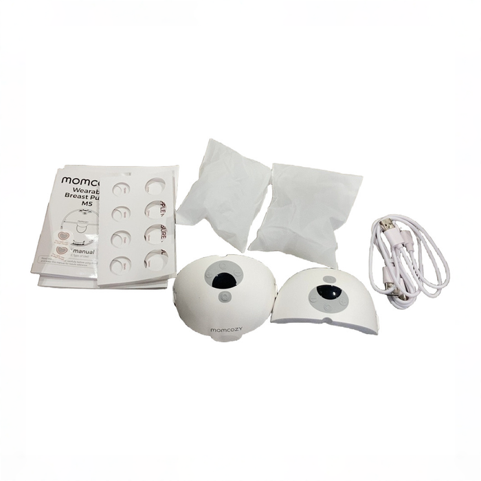 Shop Momcozy All-in-one M5 Double Wearable Breast Pump, Quill Grey at GoodBuy Gear
