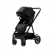 Shop Mompush Meteor 2 Stroller, 2026, Black, Black Frame at GoodBuy Gear