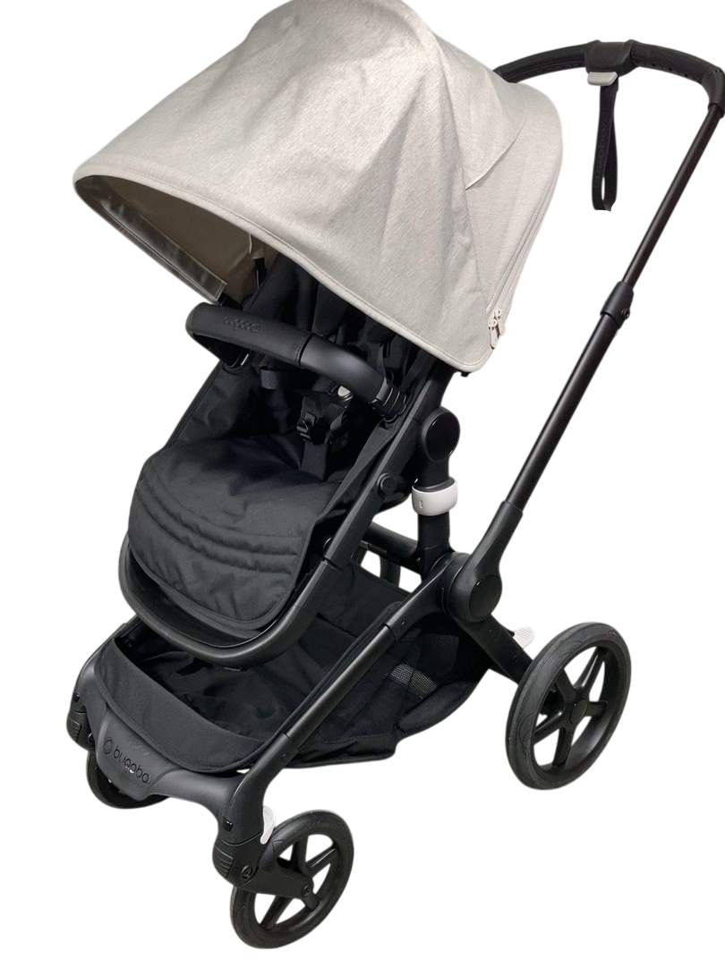 Bugaboo Fox 5 Stroller, 2023, Black, Misty White