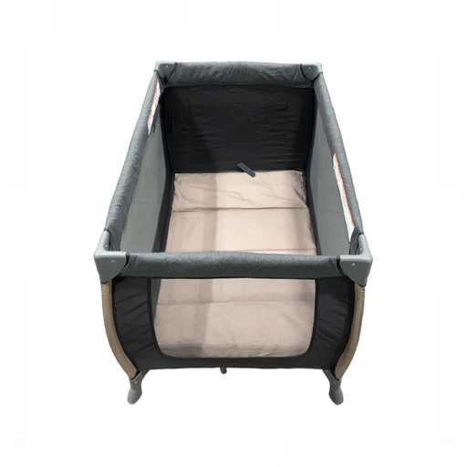Shop Monbebe Play Yard with Full-Size Rocking Bassinet, Castle Point at GoodBuy Gear