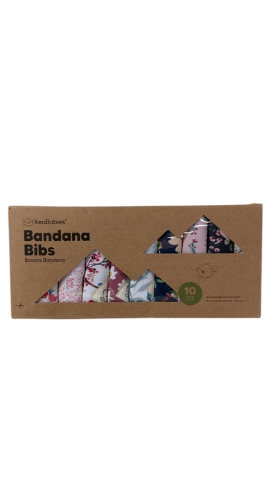 Shop KeaBabies Organic Bandana Bibs, 10 Pack, Tea Party at GoodBuy Gear