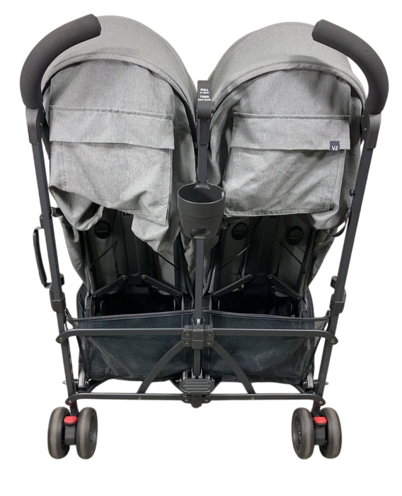 Shop UPPAbaby G-Link V2 Double Stroller, 2022, Greyson (Charcoal Melange) at GoodBuy Gear