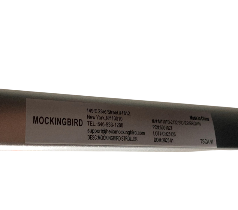 Shop Mockingbird Single 2.0 Stroller, Black, Watercolor Drops, Silver With Penny Leather, 2025 at GoodBuy Gear