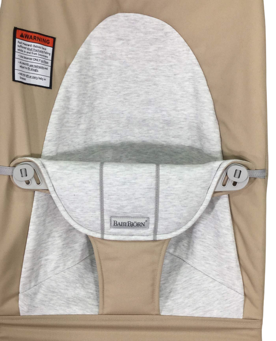Shop BabyBjorn Bouncer Balance Soft, Beige/Gray, Light Gray Frame at GoodBuy Gear