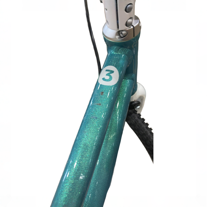 Shop Woom GO 3 Bike "16, AUTOMAGIC, Metallic turquoise at GoodBuy Gear