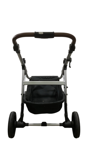 Shop Mockingbird 2.0 Single to Double Stroller Frame, 2024, Silver With Penny Leather at GoodBuy Gear