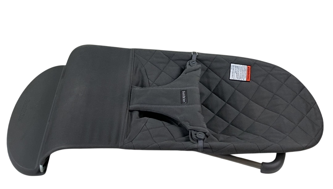 Shop BabyBjorn Bouncer Bliss, Anthracite Cotton Classic Quilt, Dark Gray at GoodBuy Gear