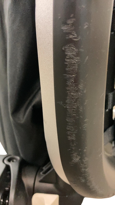 Shop Mockingbird Single 2.0 Stroller, 2024, Black, Silver With Black Leather, Watercolor Drops at GoodBuy Gear