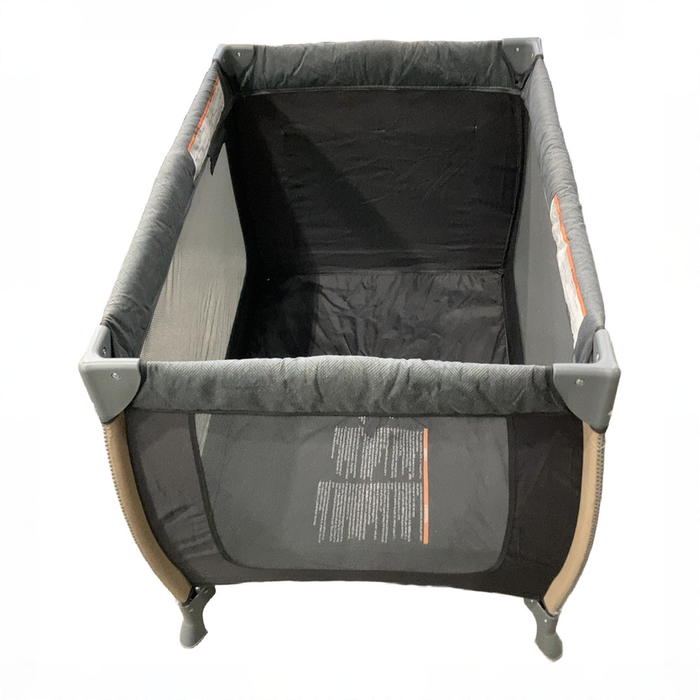 Shop Monbebe Play Yard with Full-Size Rocking Bassinet, Castle Point at GoodBuy Gear