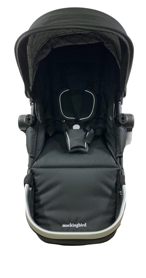 Shop Mockingbird 2nd Seat Kit 2.0, Black, Windowpane, Silver With Penny Leather at GoodBuy Gear