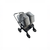 Shop Bugaboo Donkey 3 Duo Stroller, 2021, Black, Grey Melange, Grey Melange at GoodBuy Gear
