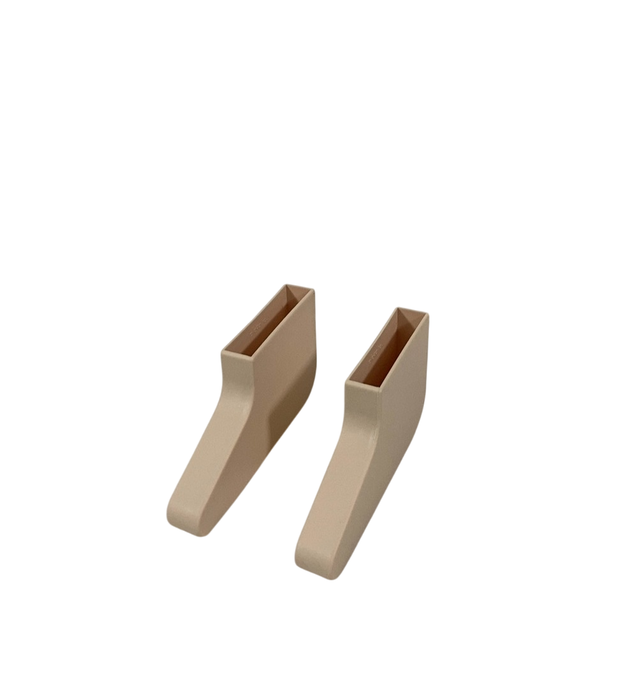 Piccalio Foldable Helper Tower Grip Slippers, Natural